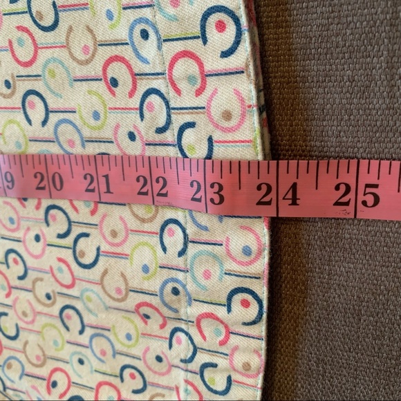 i.e. relaxed 100% Cotton Skirt in Retro Pattern; Nice, Heavy Material sz 12 P - Picture 11 of 14